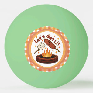 Let's Get Lit Firepit - Schattigee Marshmallow & H Pingpongballen