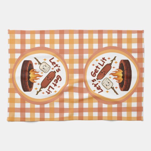 Let's Get Lit Firepit - Schattigee Marshmallow & H Theedoek (Horizontaal)