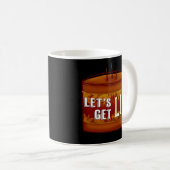 Let's Get Lit Herfst Candle Classic Koffiemok (Voorkant rechts)