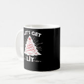 Let's Get Lit - Wit Essentieel Koffiemok (Voorkant links)