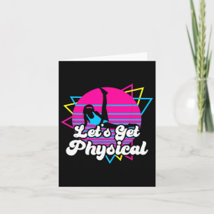 Let's Get Physical Fitness Workout 80s Gift Kaart