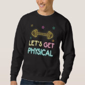 Let's Get Physical Workout 80s Retro Trui (Voorkant)