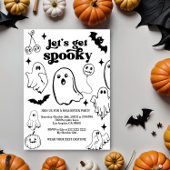 Let's Get Spooky,Halloween party Kaart