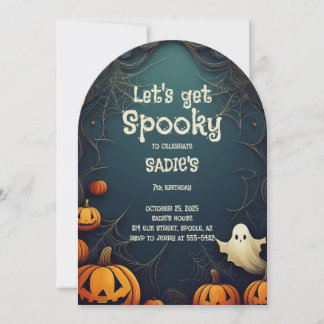 Let's Get Spooky Invitation Kaart
