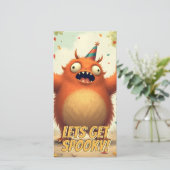 Let's Get Spooky - Schattige Monster Party Fun (Staand voorkant)