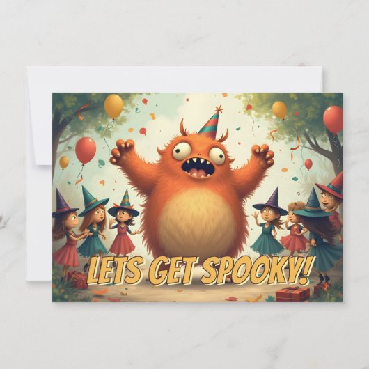 Let's Get Spooky - Schattige Monster Party Fun (Voorkant)
