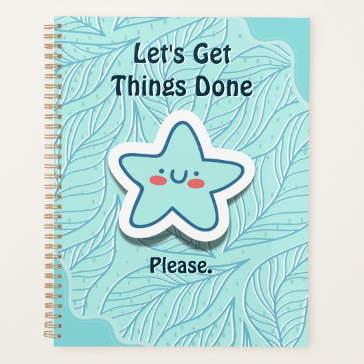 Let's Get Things Done Starfish Planner (Devant)