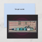 Let's Get Trashed Greeting Card (Voorkant / Achterkant)