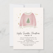 Let's get Ugly Fun Ugly Sweater Christmas Party Kaart (Voorkant)