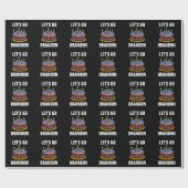 LET'S GO BRANDON BIRTHDAY CADEAUPAPIER (Vlak)