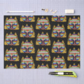 Let's Go Brandon Christmas Trump Snowflake Holiday Tissuepapier (Craft)