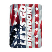 LET's GO BRANDON ! [Font 5] Photo Magnet flexible (Vertical)