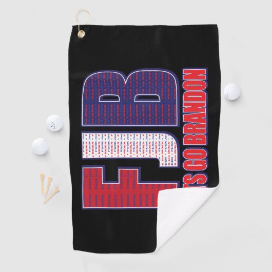 Lets Go Brandon Golfhanddoek (Insitu)