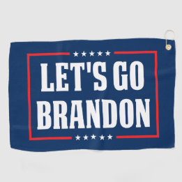 Lets Go Brandon grappig Biden Pro troef 2024 Golfhanddoek