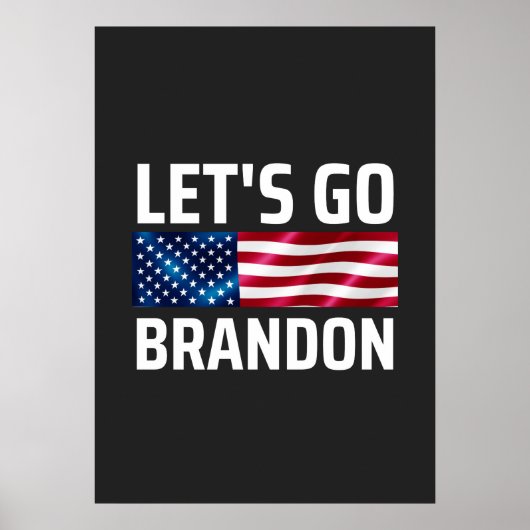 lets go brandon laat brandon merken poster (Voorkant)