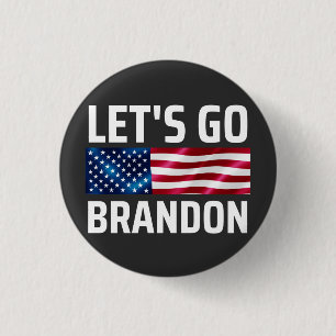 lets go brandon laat brandon merken ronde button 3,2 cm