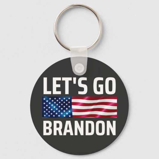 lets go brandon laat brandon merken sleutelhanger (Voorkant)