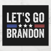 Let's Go Brandon Likeurfles Etiket (Enkel label)