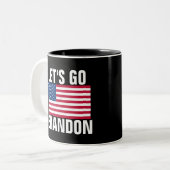 LET'S GO BRANDON PATRIOTIC COFFEE MUGS (Devant gauche)