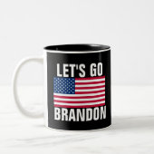 LET'S GO BRANDON PATRIOTIC COFFEE MUGS (Gauche)
