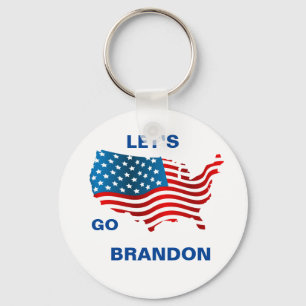 Lets Go Brandon Sleutelhanger