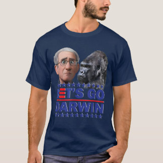 Let's Go Darwin USA Flag Vintage Fauci Ouchie Scie T-shirt