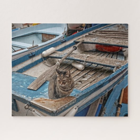 Let's Go Fishing - Cat Puzzle - 16x20 - 520 pcs (Horizontal)