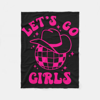 Let's Go Girls Team Bride Cowgirl Pet Disco Bachel Fleece Deken