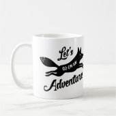 Let's Go On An Adventure White Mug Koffiemok (Links)