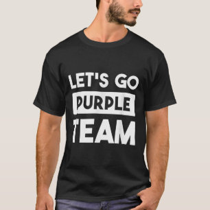 Lets Go Paarse Team War Game Wedstrijd Zomer Ca T-shirt