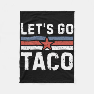 Let's Go Taco - Vintage 2 Fleece Deken