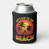 Let's Go To The Beach Blikjeskoeler (Blikje Achterkant)