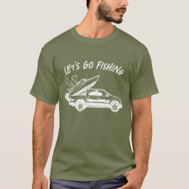 Let's Go Vist Boot en SUV Auto T-shirt