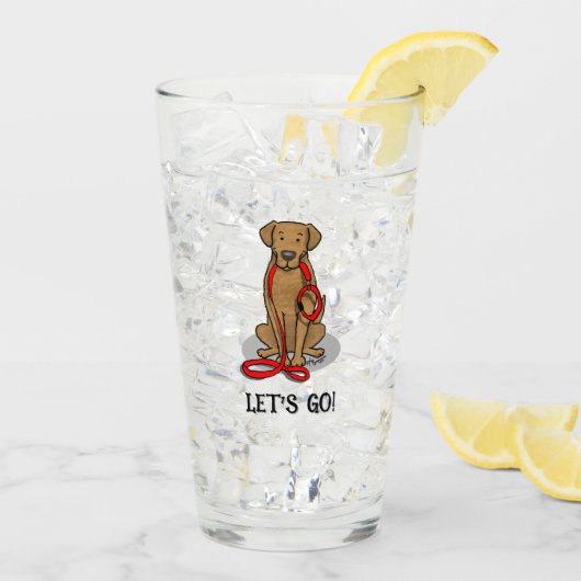 Let's Go! Walk Chesapeake Bay Retriever (dg tan) Glas (Achterkant ijs)