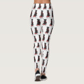 Let's Go! Walk Flat-Coated Retriever Dog (black) Leggings (Achterkant)