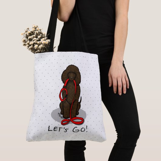 Let's Go! Walk Irish Water Spaniel Dog (liver 1) Draagtas (Dichtbij)