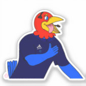 Lets goo Jayhawk Sticker (Voorkant)