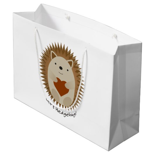Lets Hedgehug Hegel Groot Cadeauzakje (Achterkant Gekanteld)