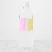 Let's Hit the Court Pickleball 30th Birthday Party Waterfles Etiket (Achterkant)