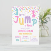Let's Jump and Play Birthday Party Invitation (Debout devant)