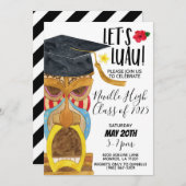 Let's Luau Party Invitation (Devant / Derrière)