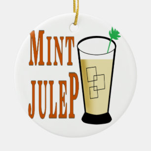 Let's mint julep keramisch ornament