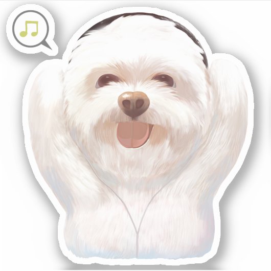 Let's Music Sticker (Voorkant)
