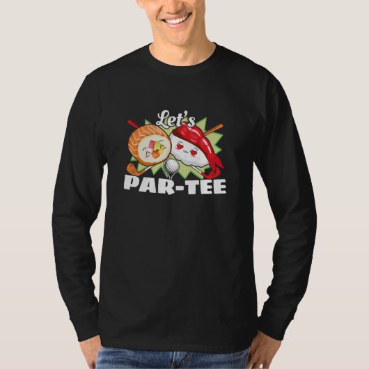 Lets Par T-shirt Golfpun - Golffeest (Voorkant)