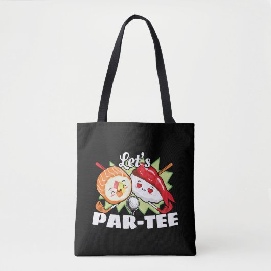 Lets Par T-shirt Golfpun - Golffeest Draagtas (Voorkant)