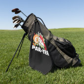 Lets Par T-shirt Golfpun - Golffeest Golfhanddoek (Groen)