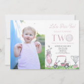 Let's Par-T-shirt Pink Golf Afbeelding 2e verjaard Kaart (Voorkant)