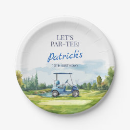 Let's Par-Tee Golf Any Age Birthday Papieren Bordje