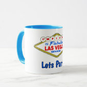 Lets Party 50th Vegas Mug (Devant gauche)