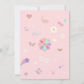 Lets Party Sun Rainbow Disco Birthday Invitation (Dos)